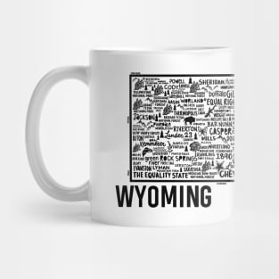 Wyoming Map Mug